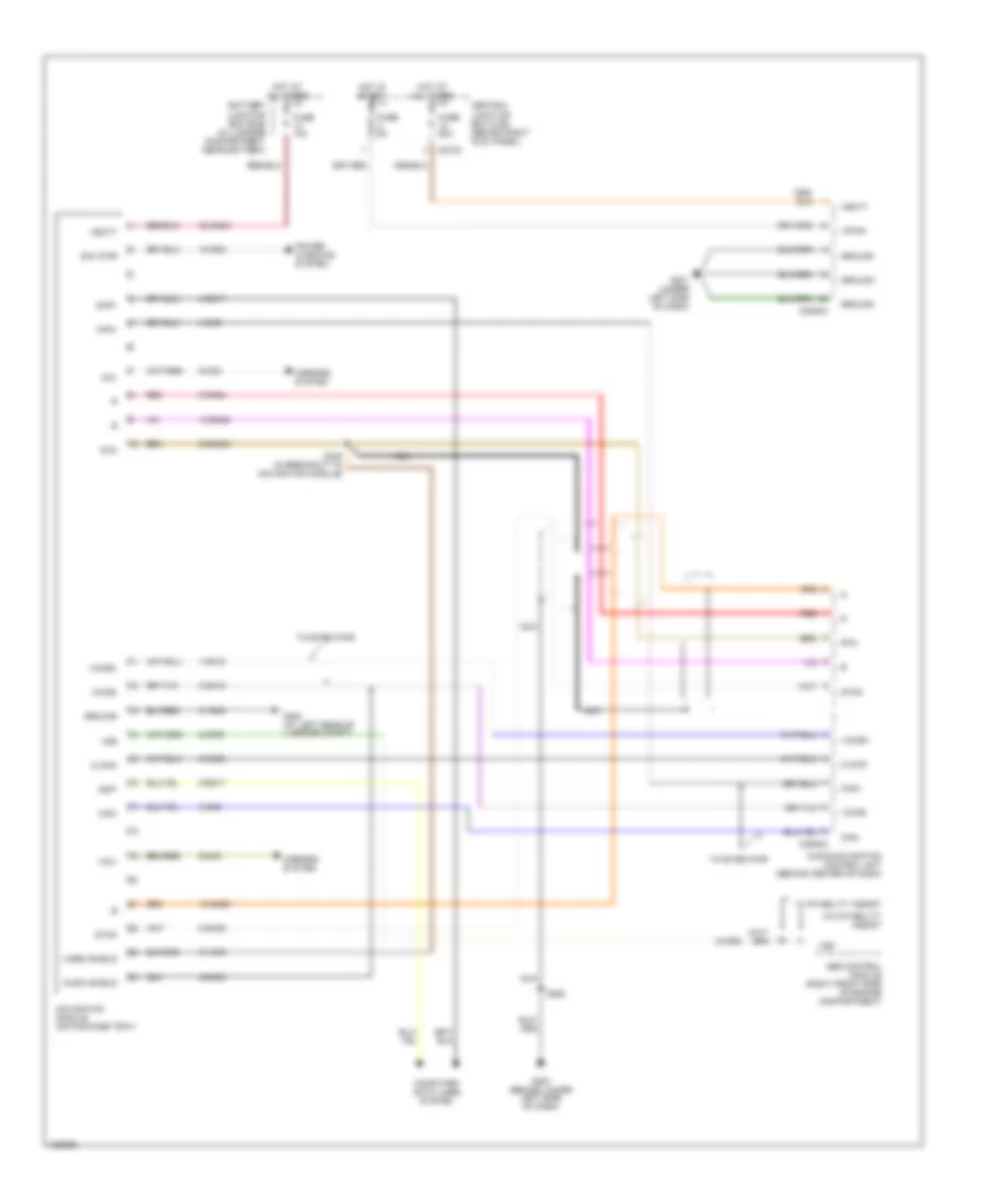 Navigation Wiring Diagram for Lincoln LS 2004