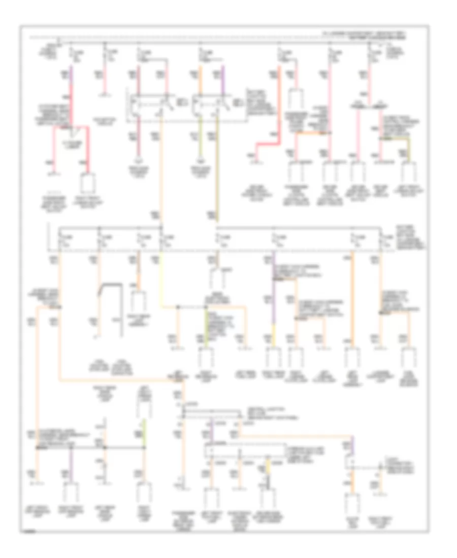 Power Distribution Wiring Diagram (2 of 5) for Lincoln LS 2004