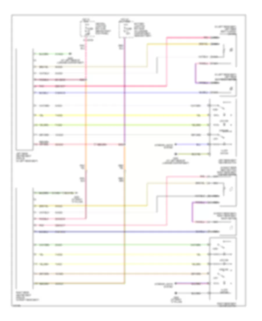 Rear Heated Seats Wiring Diagram for Lincoln LS 2004
