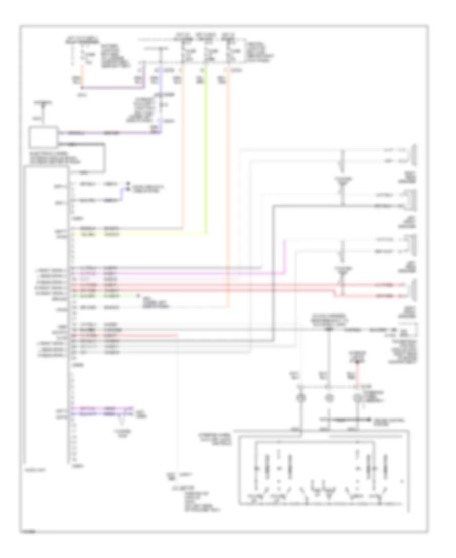 Base Radio Wiring Diagram for Lincoln LS 2004