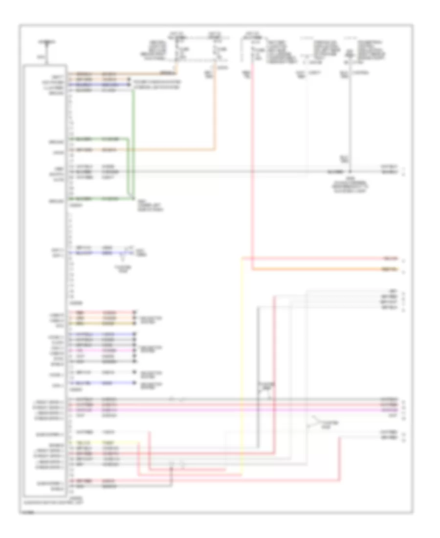Premium Sound Radio Wiring Diagram, with Navigation (1 of 2) for Lincoln LS 2004