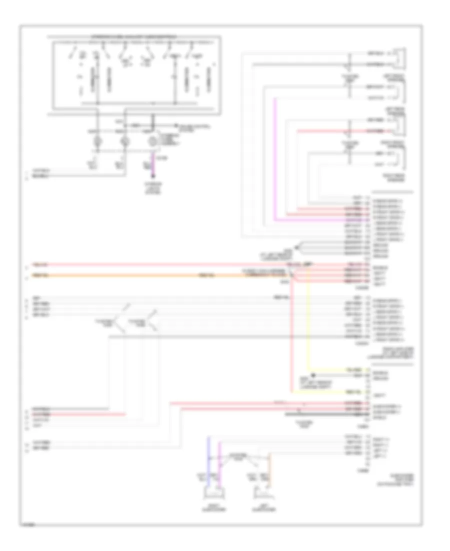 Premium Sound Radio Wiring Diagram, with Navigation (2 of 2) for Lincoln LS 2004