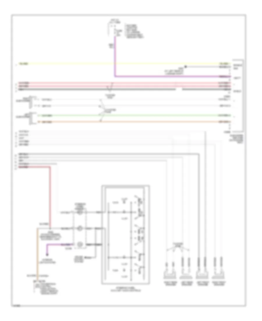 Premium Sound Radio Wiring Diagram, without Navigation (2 of 2) for Lincoln LS 2004