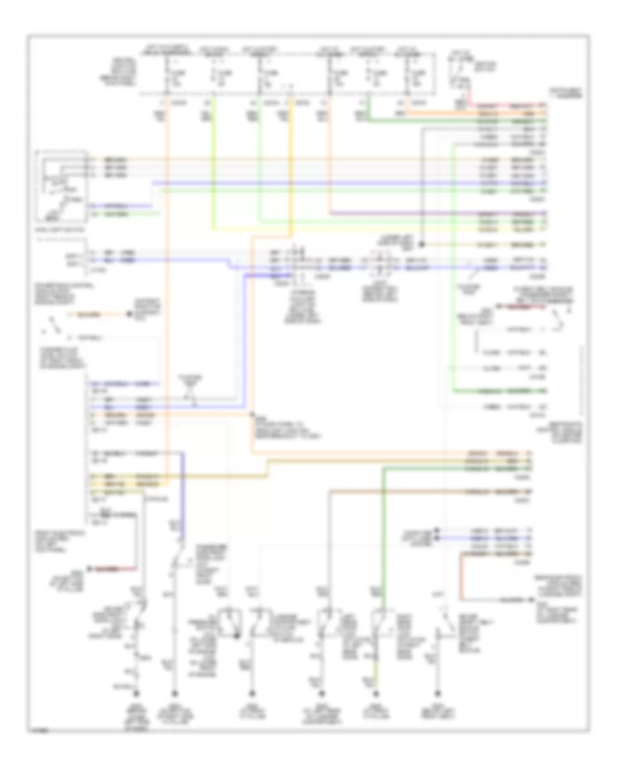 Warning Systems Wiring Diagram for Lincoln LS 2004
