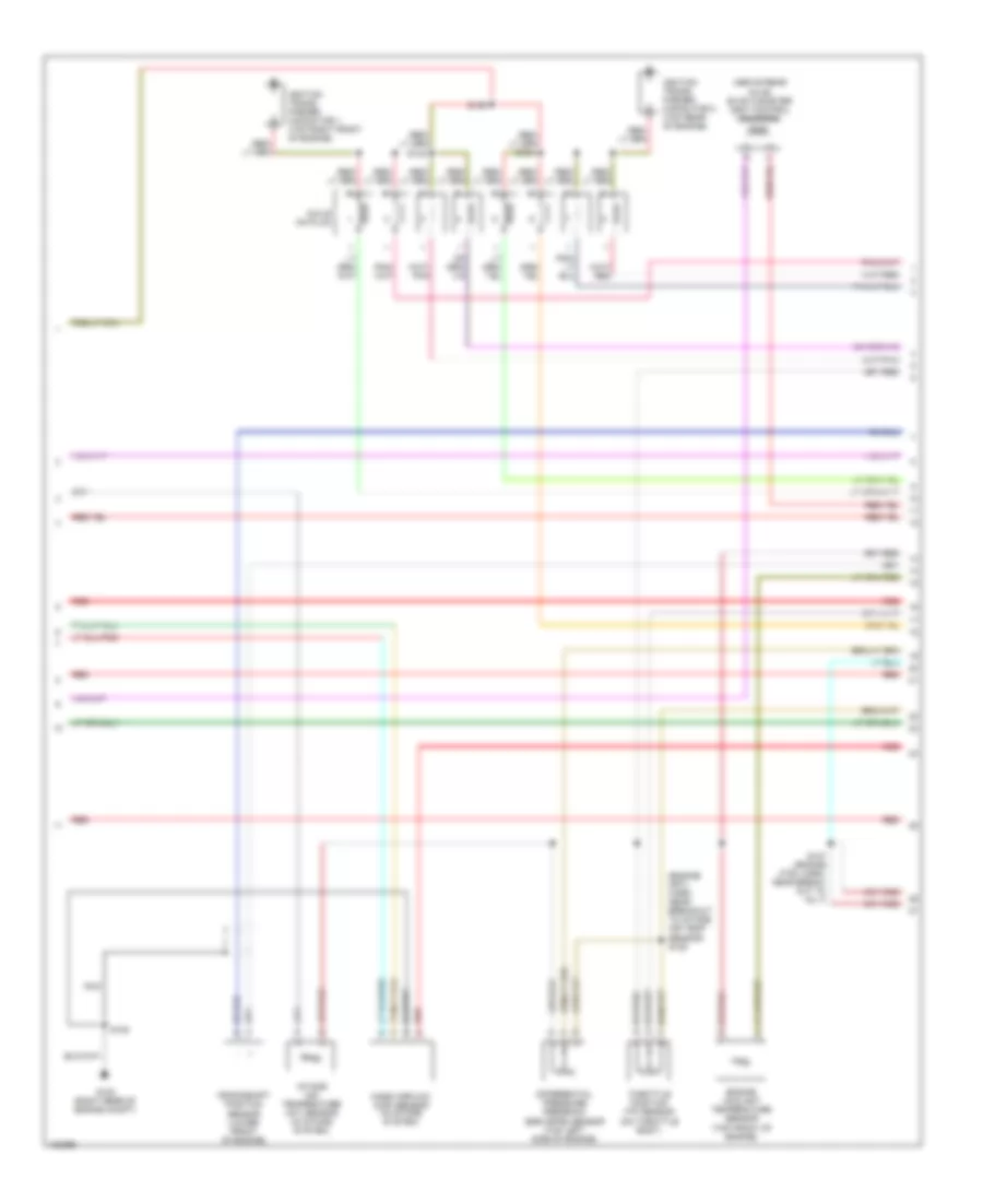 5.4L, Engine Performance Wiring Diagram (2 of 4) for Lincoln Navigator 2004