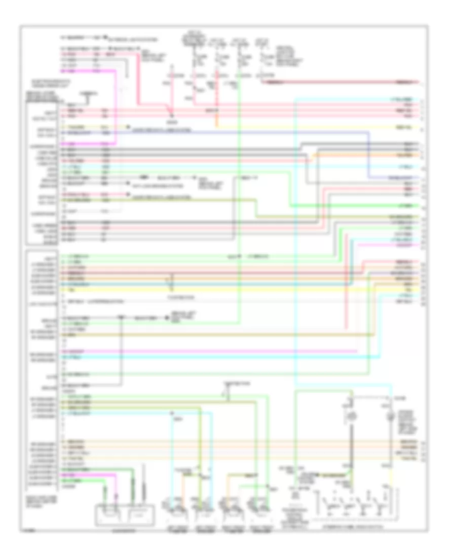 Radio Wiring Diagram with Navigation 1 of 3 for Lincoln Navigator 2004