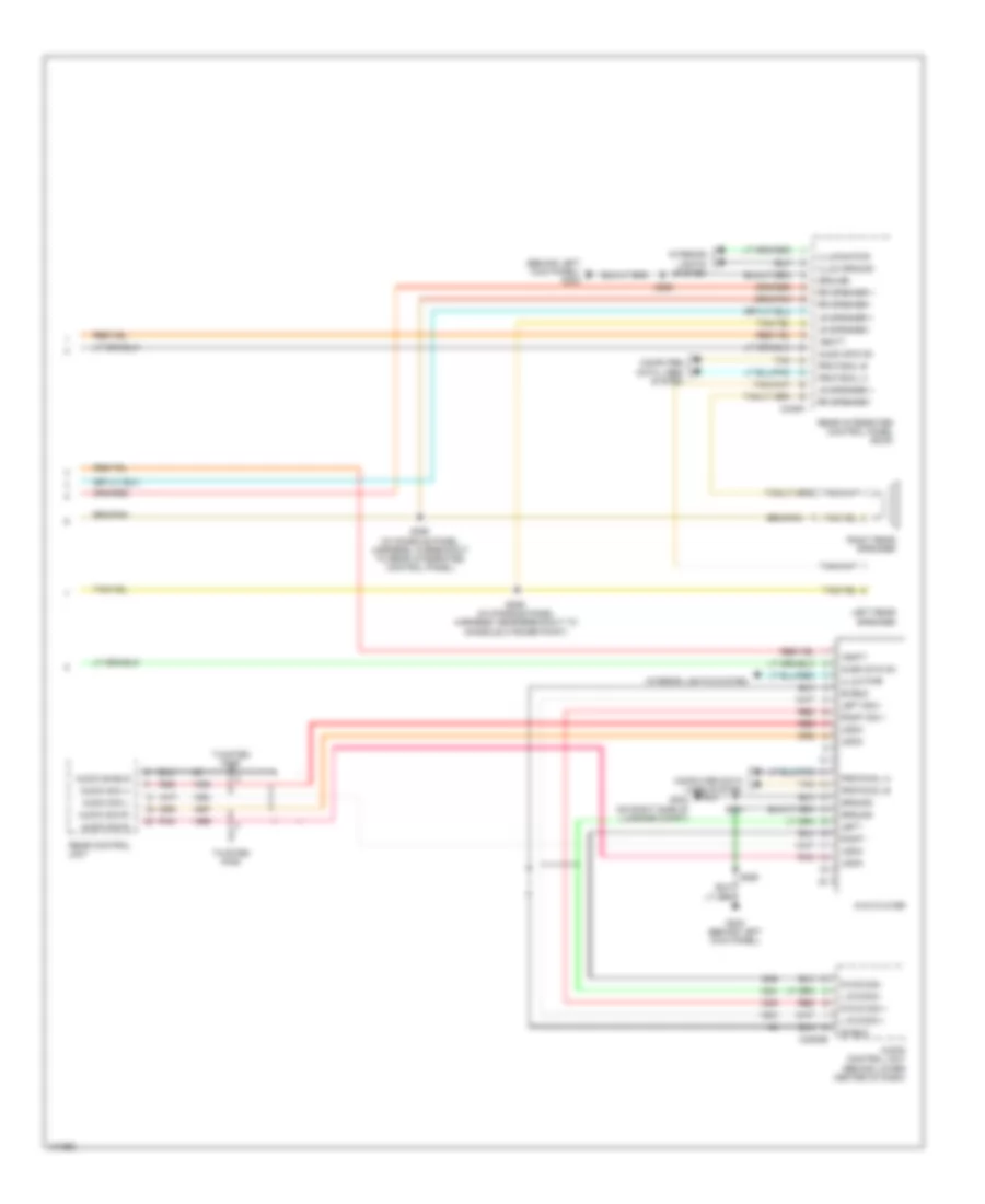 Radio Wiring Diagram, without Navigation (2 of 2) for Lincoln Navigator 2004