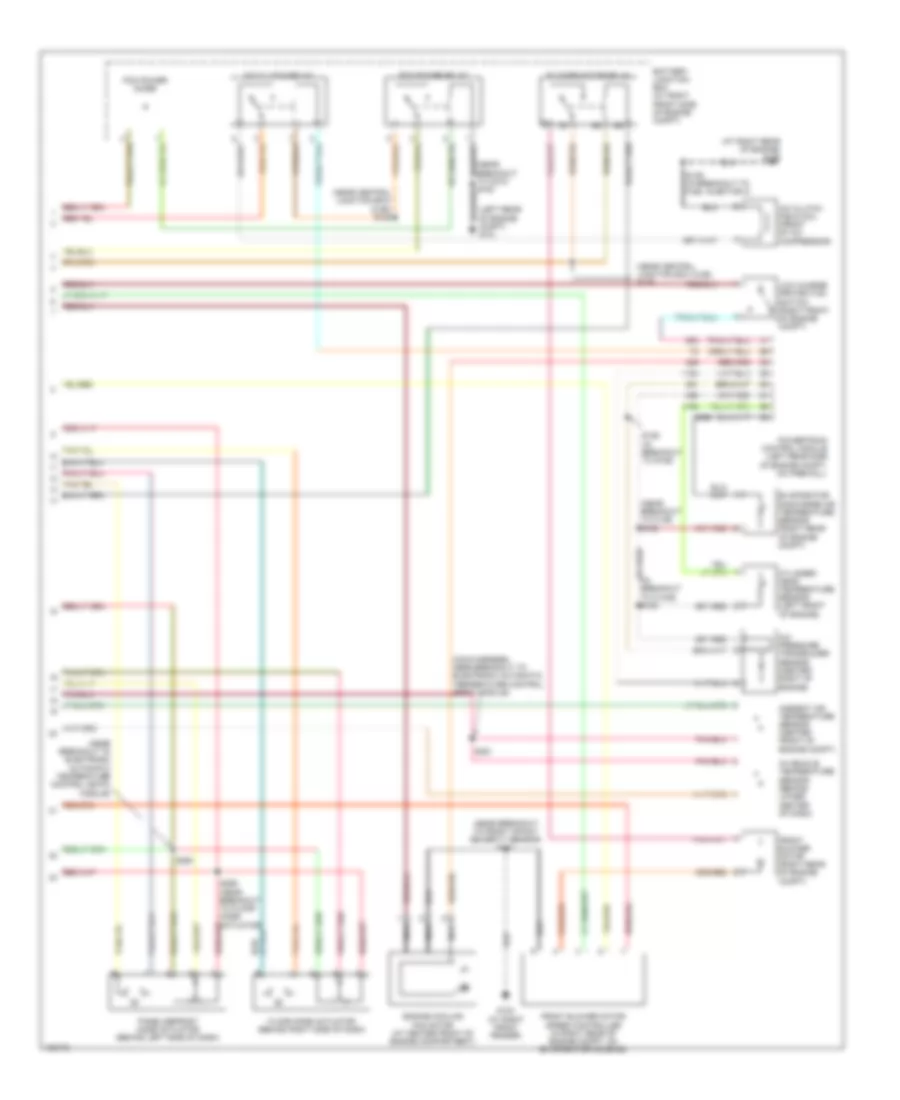 Automatic AC Wiring Diagram (2 of 2) for Lincoln Town Car Executive 2004