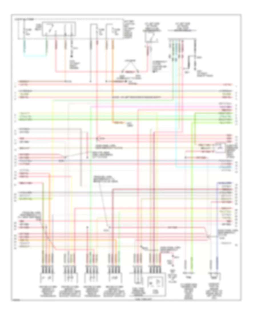 4.6L, Engine Performance Wiring Diagram (3 of 4) for Lincoln Town Car Executive 2004