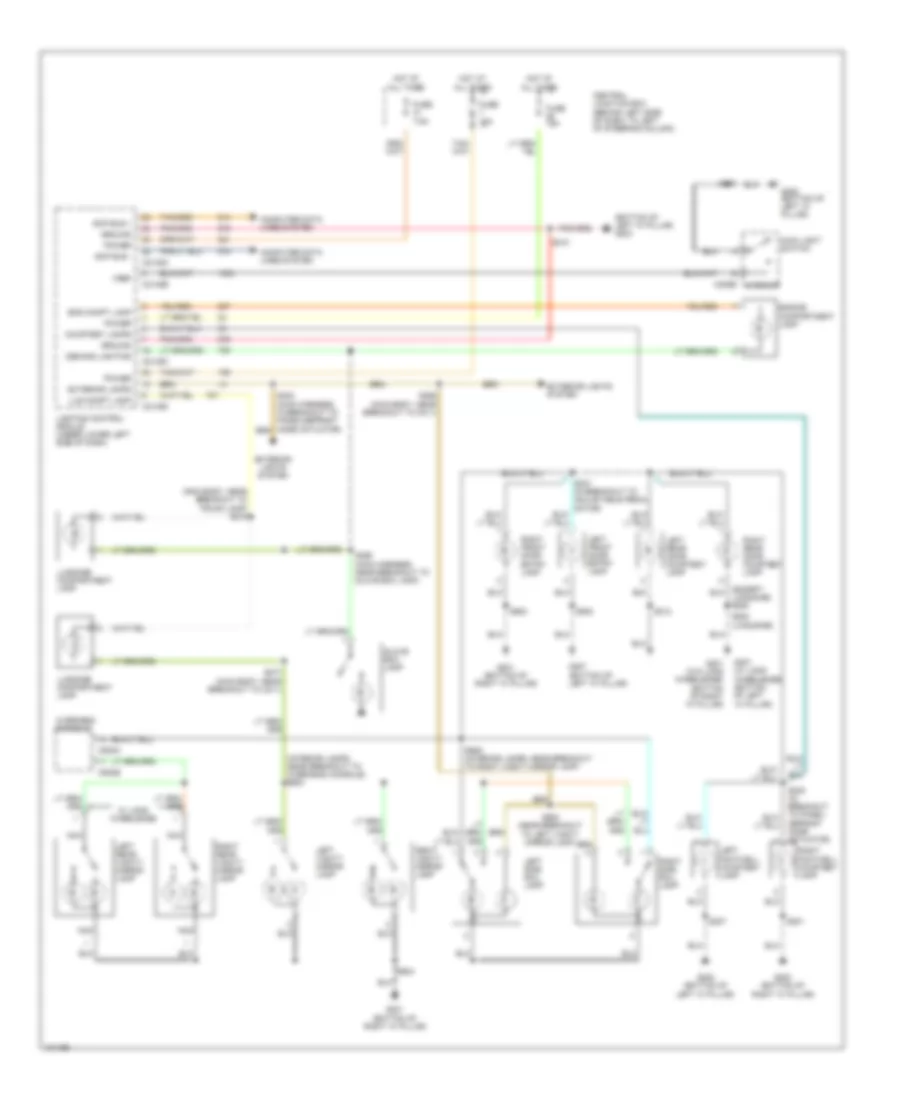 Courtesy Lamps Wiring Diagram for Lincoln Town Car Executive 2004