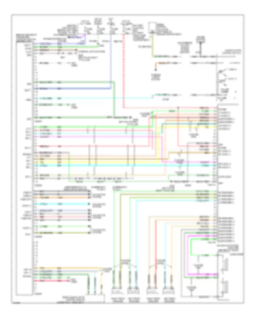 Radio Wiring Diagram with Navigation for Lincoln Town Car Executive 2004
