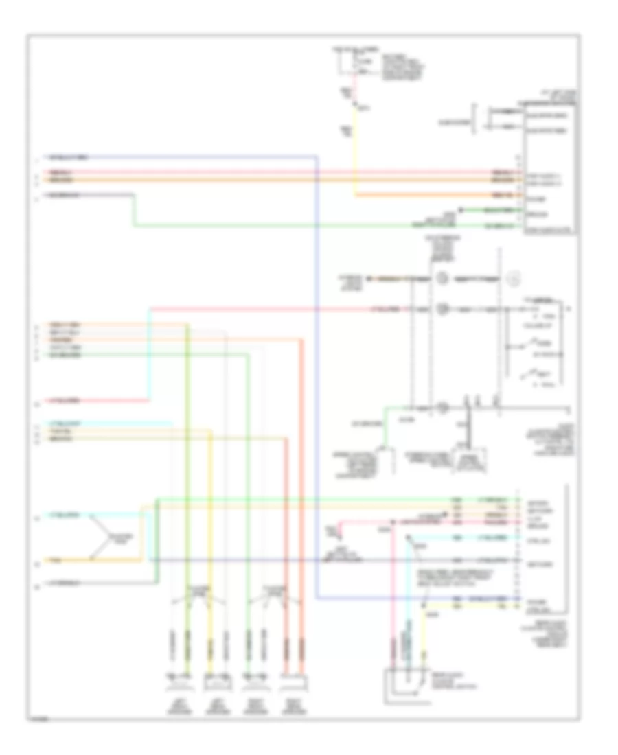 Radio Wiring Diagram without Navigation 2 of 2 for Lincoln Town Car Executive 2004
