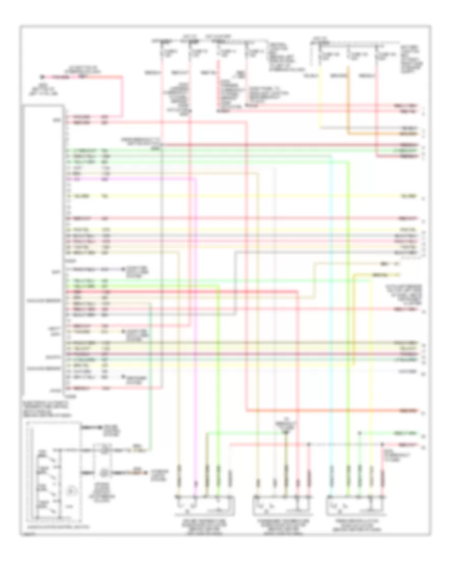 Automatic AC Wiring Diagram (1 of 2) for Lincoln Town Car Ultimate L 2004