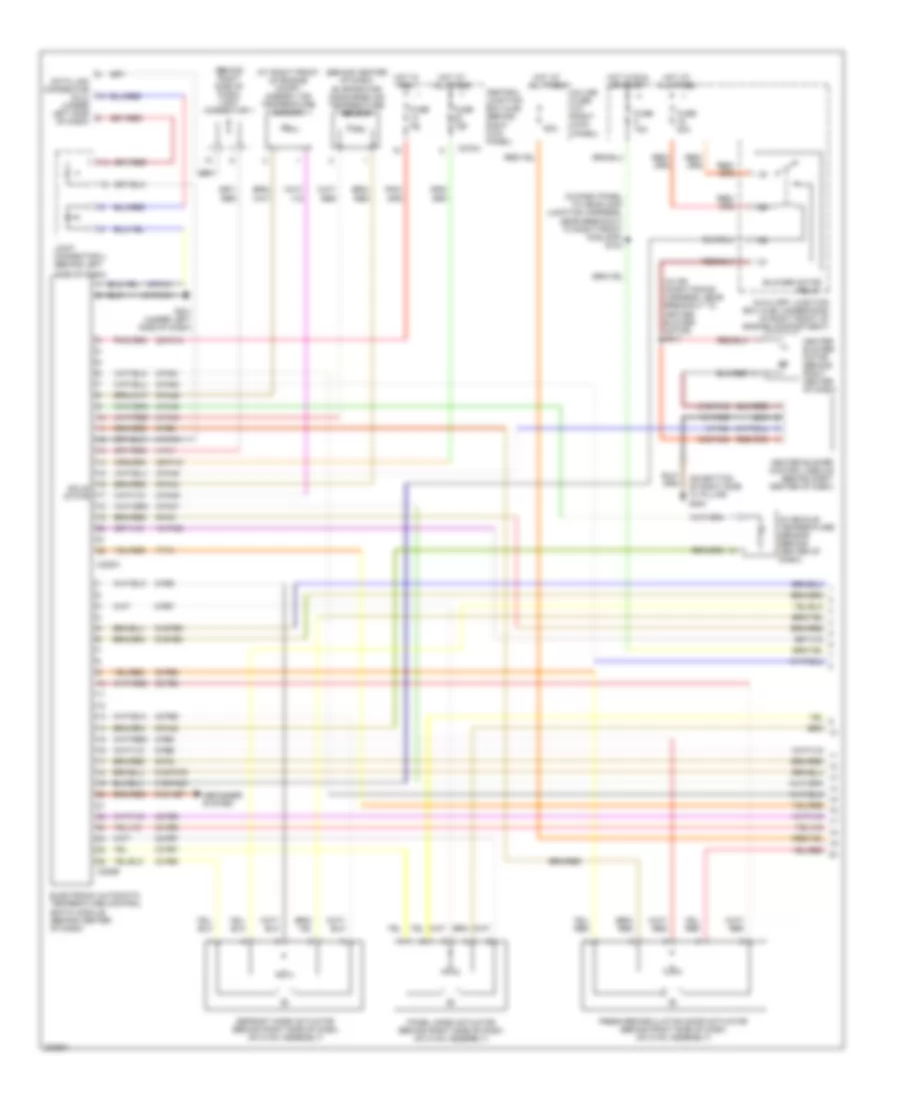 Automatic A C Wiring Diagram 1 of 2 for Lincoln LS 2005