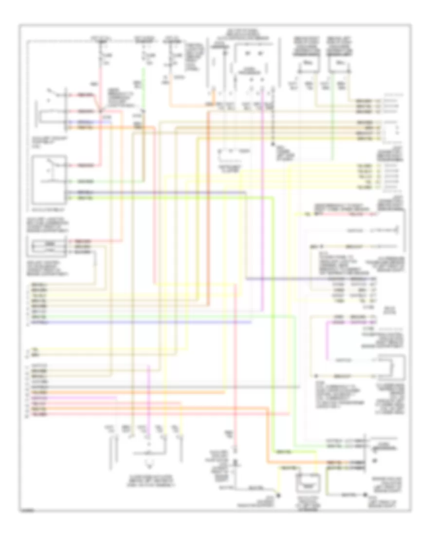 Automatic A C Wiring Diagram 2 of 2 for Lincoln LS 2005