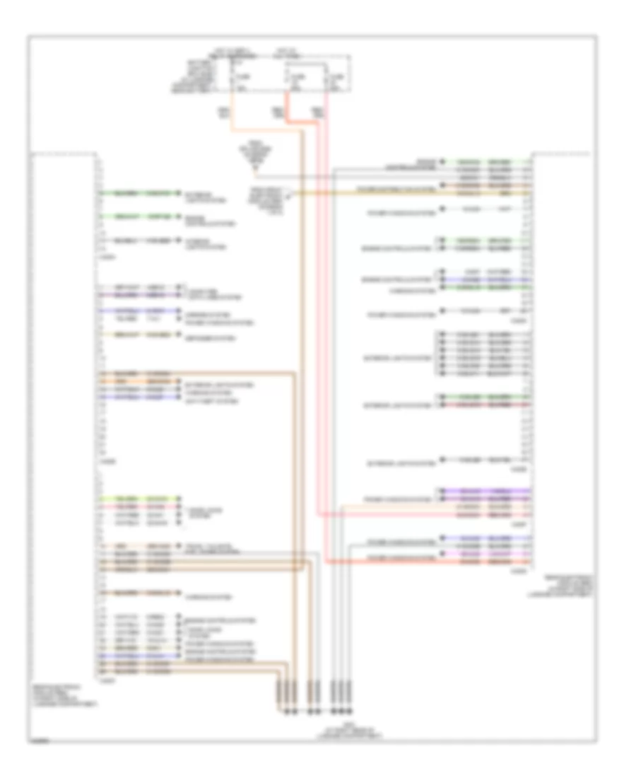 Front  Rear Controller Wiring Diagram (2 of 2) for Lincoln LS 2005