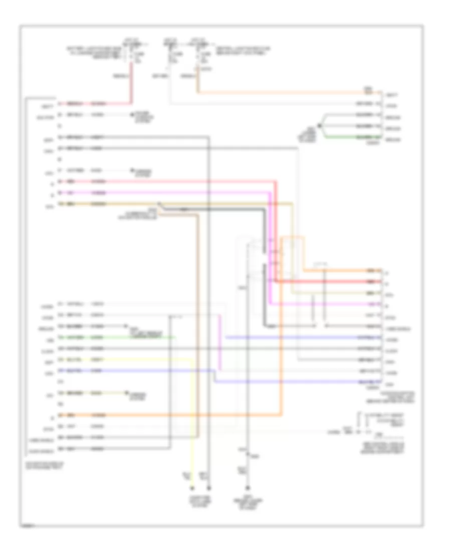 Navigation Wiring Diagram for Lincoln LS 2005