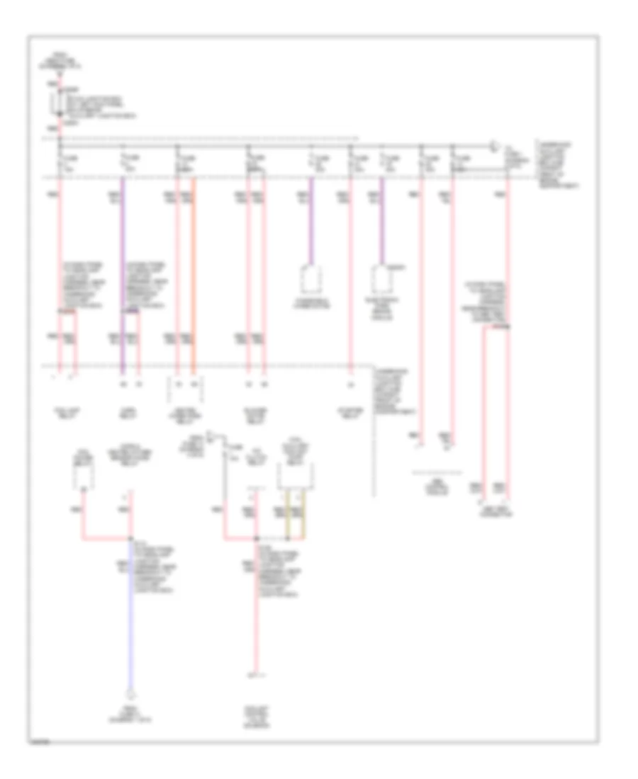 Power Distribution Wiring Diagram (4 of 5) for Lincoln LS 2005