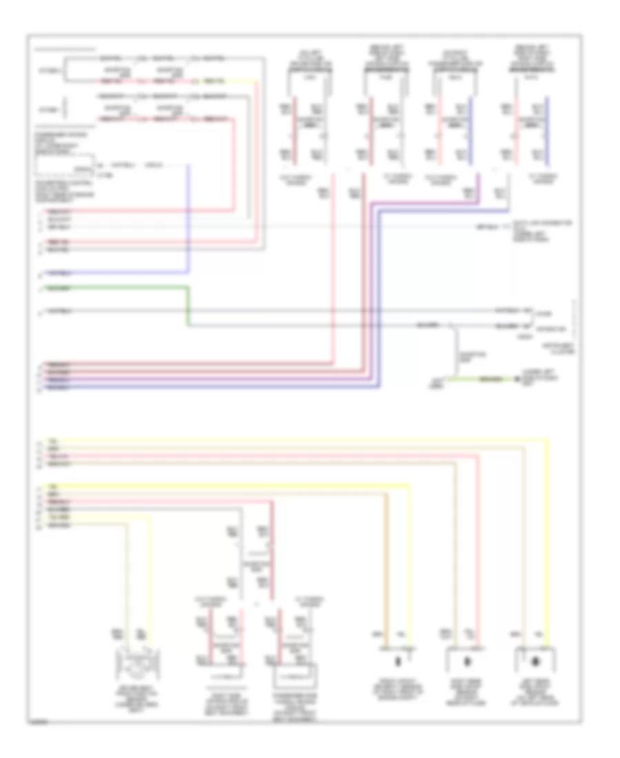 Supplemental Restraints Wiring Diagram 2 of 2 for Lincoln LS 2005