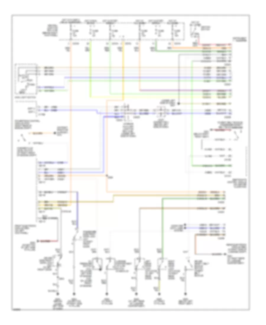 Warning Systems Wiring Diagram for Lincoln LS 2005