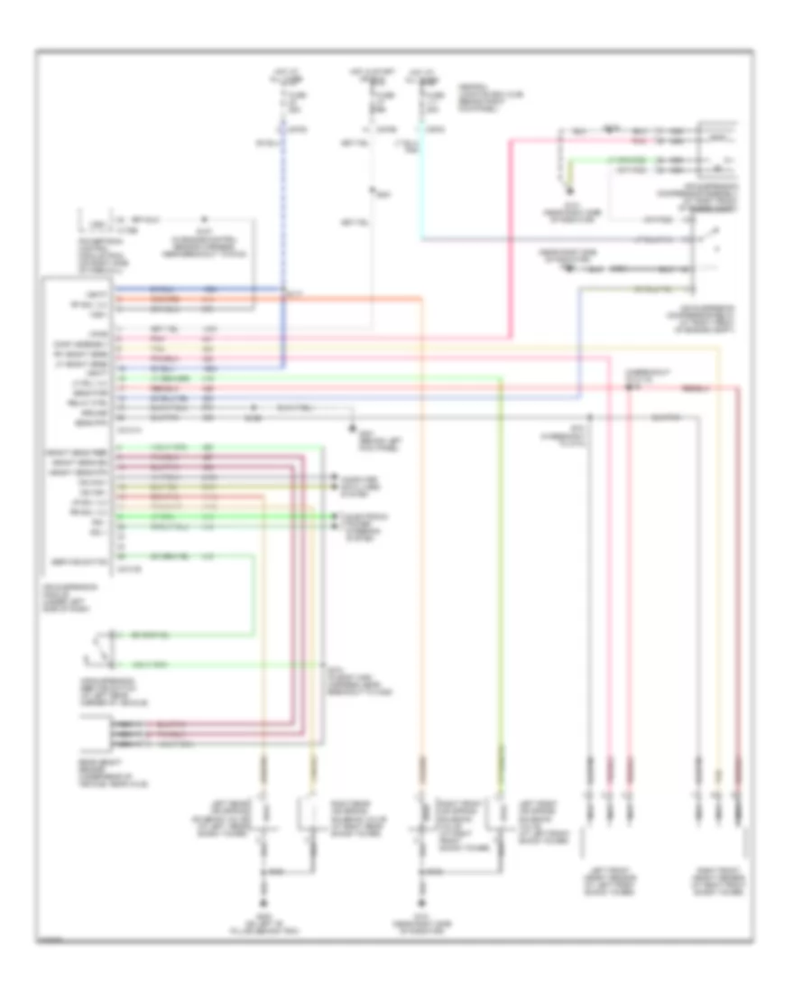 Electronic Suspension Wiring Diagram for Lincoln Navigator 2005