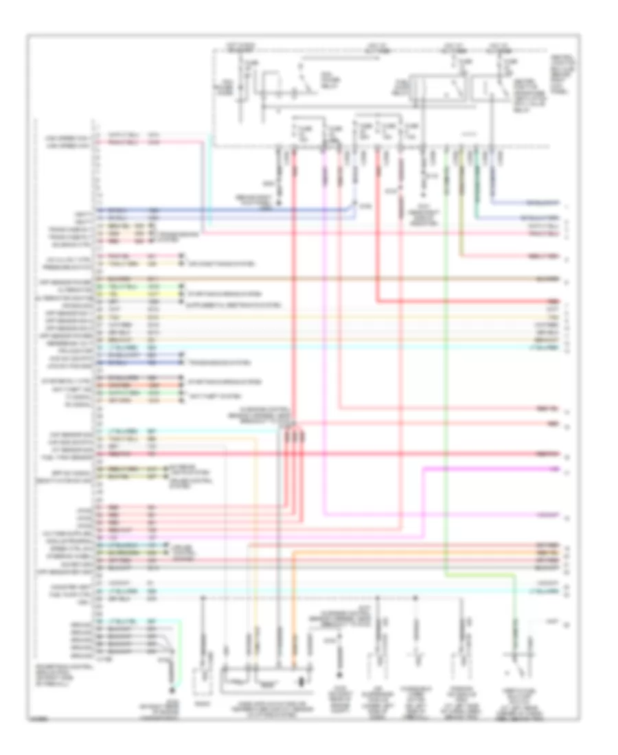 Engine Performance Wiring Diagram 1 of 5 for Lincoln Navigator 2005