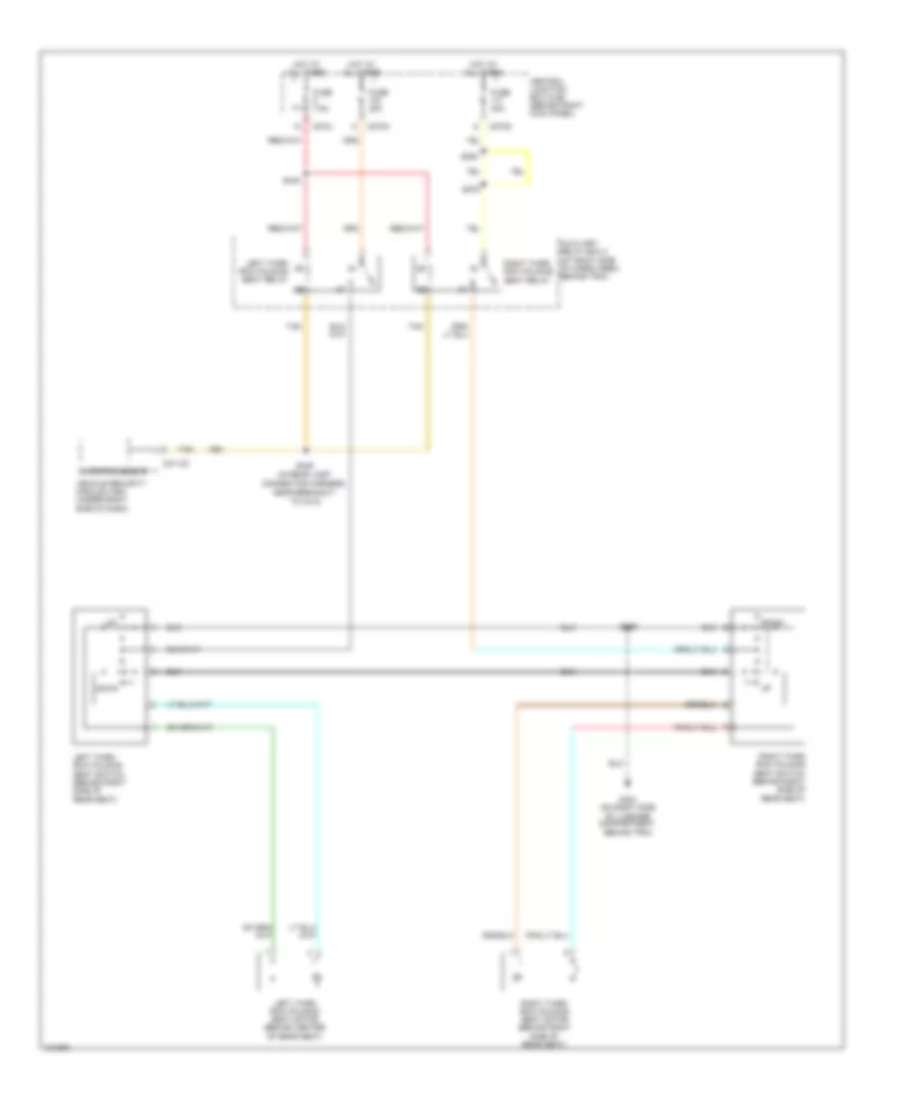 Third Row Folding Seat Wiring Diagram for Lincoln Navigator 2005