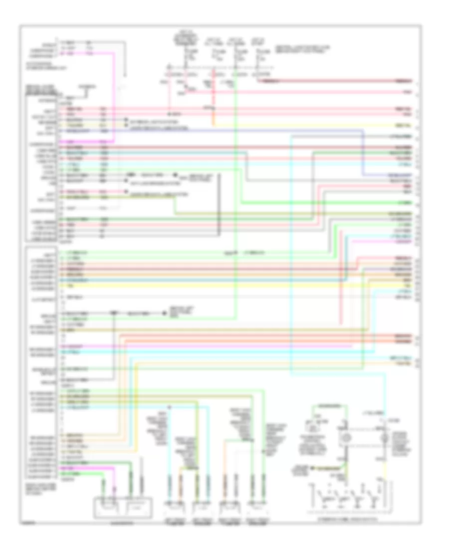 Radio Wiring Diagram with Navigation 1 of 3 for Lincoln Navigator 2005