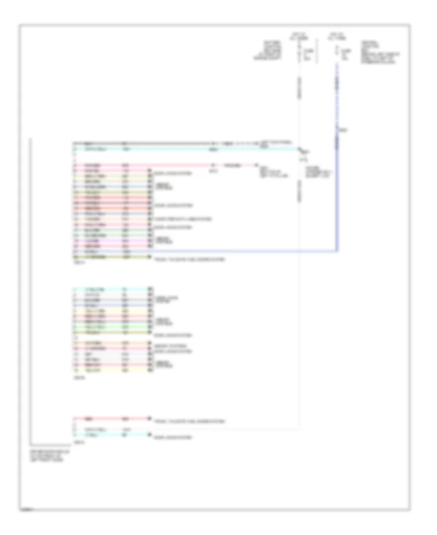 Body Control Modules Wiring Diagram for Lincoln Town Car Executive 2005
