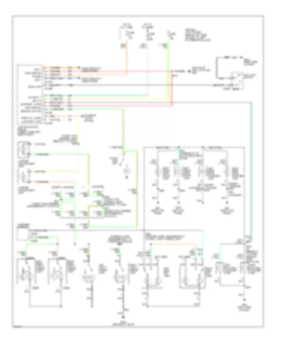 Courtesy Lamps Wiring Diagram for Lincoln Town Car Executive 2005
