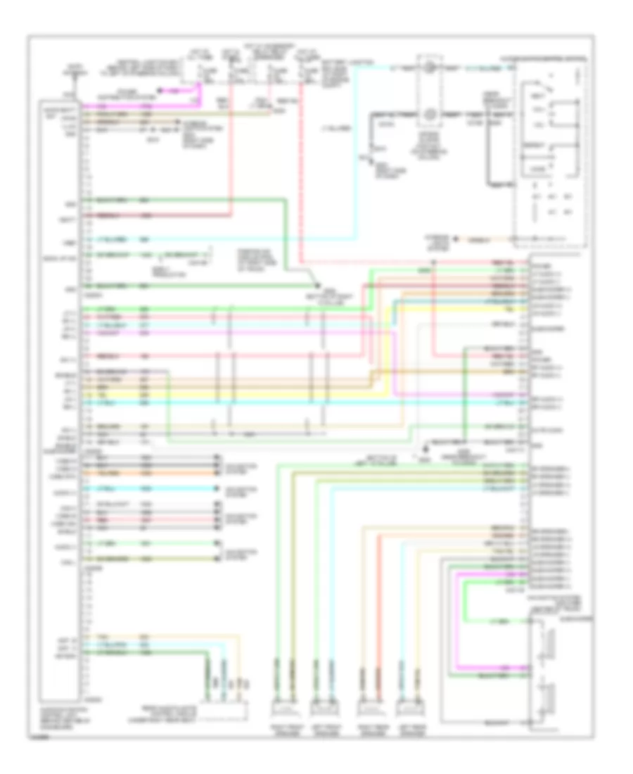 Radio Wiring Diagram with Navigation for Lincoln Town Car Executive 2005