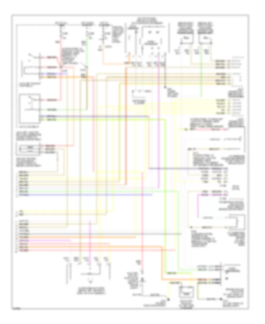 Automatic AC Wiring Diagram (2 of 2) for Lincoln LS 2006