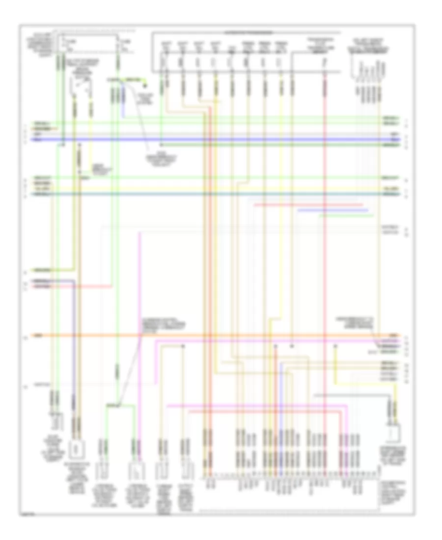 3.9L, Engine Performance Wiring Diagram (2 of 4) for Lincoln LS 2006
