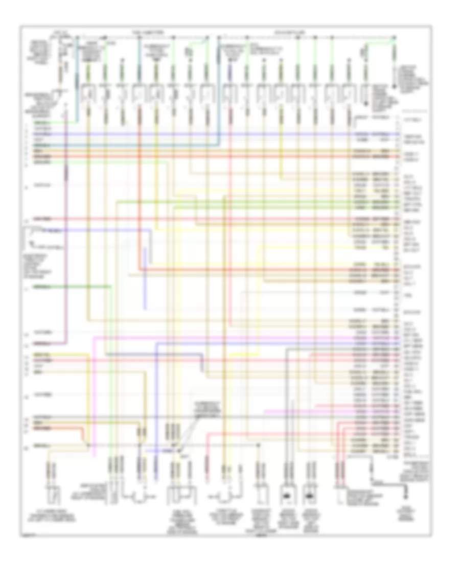 3.9L, Engine Performance Wiring Diagram (4 of 4) for Lincoln LS 2006