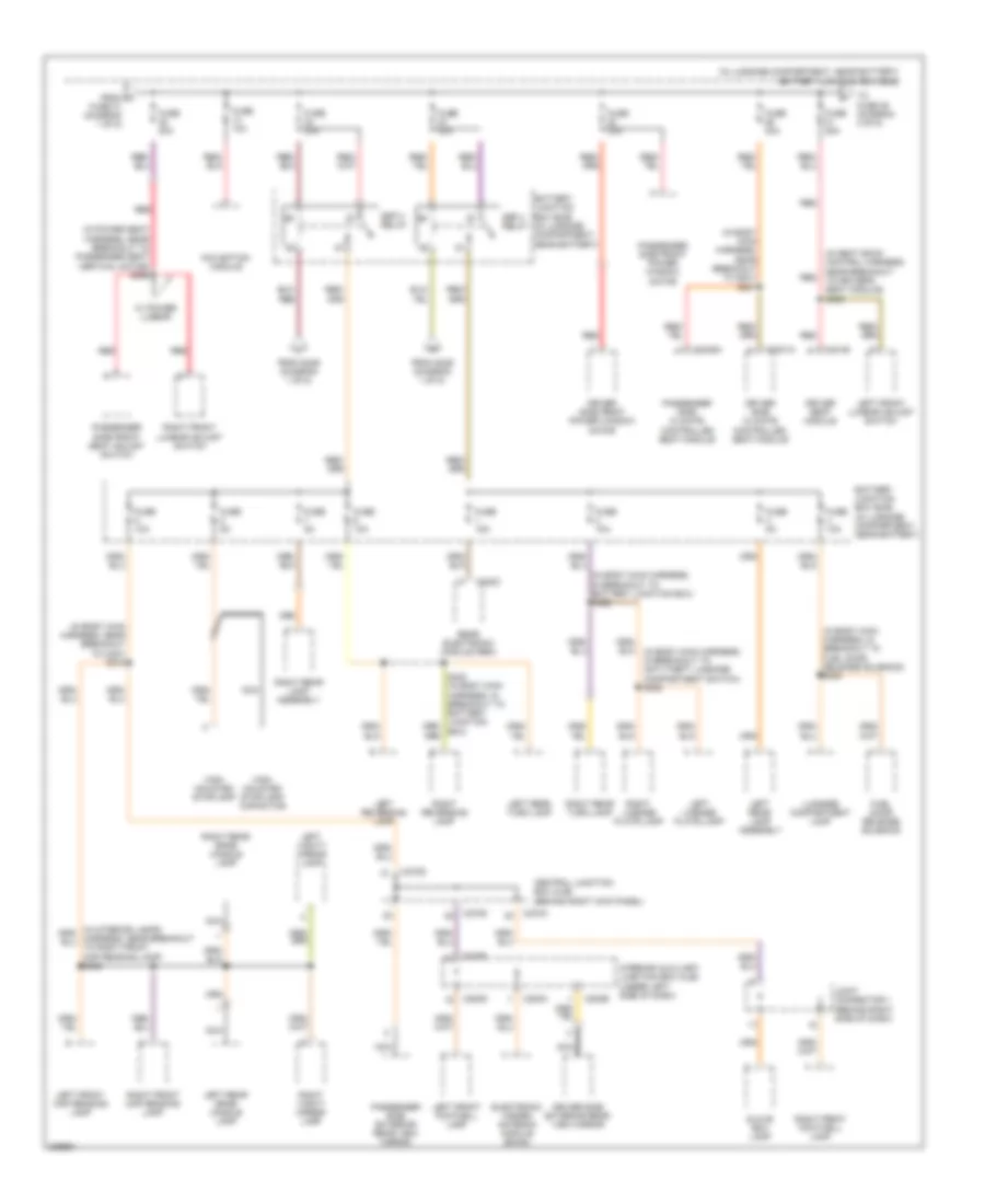 Power Distribution Wiring Diagram (2 of 5) for Lincoln LS 2006