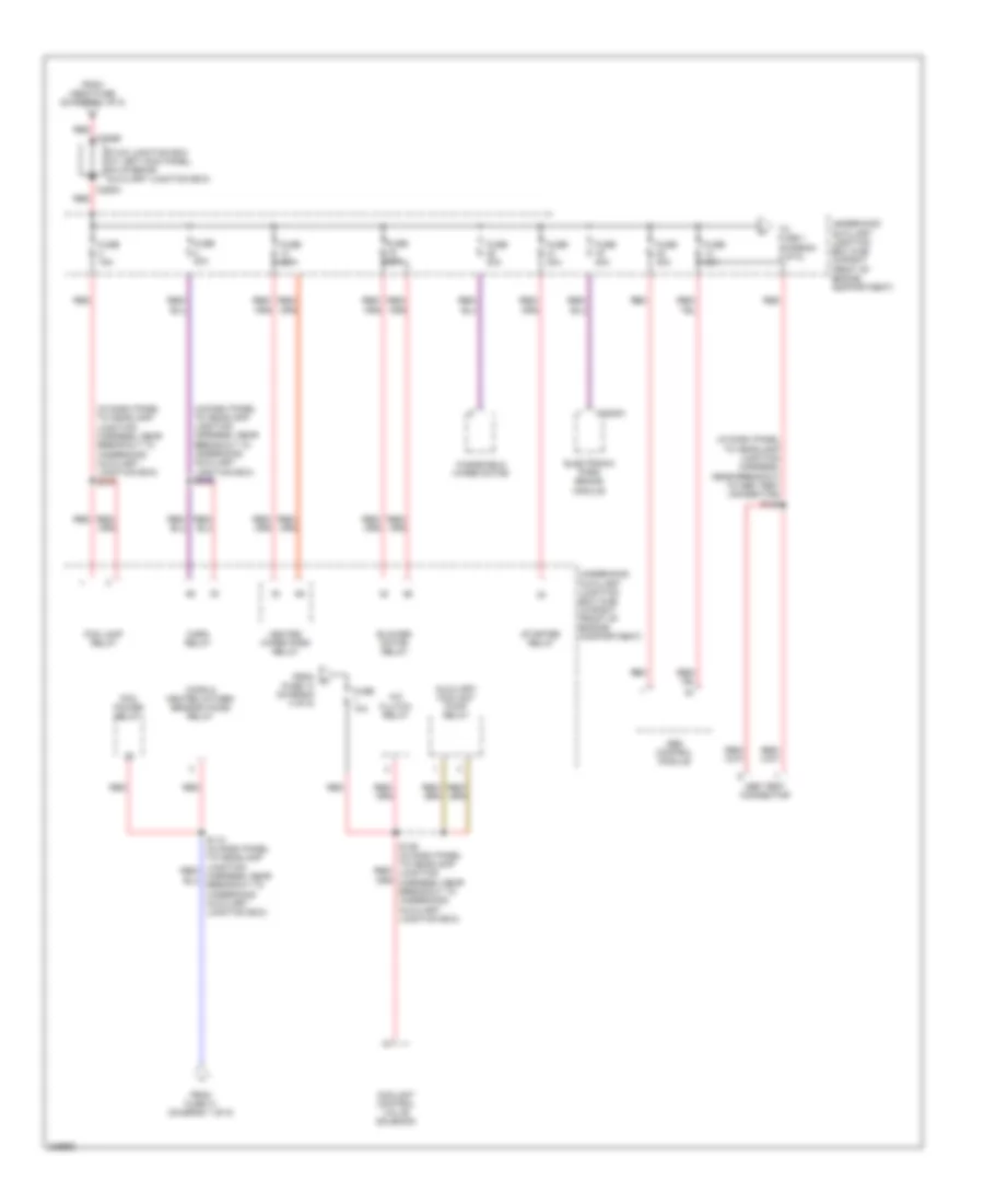 Power Distribution Wiring Diagram (4 of 5) for Lincoln LS 2006