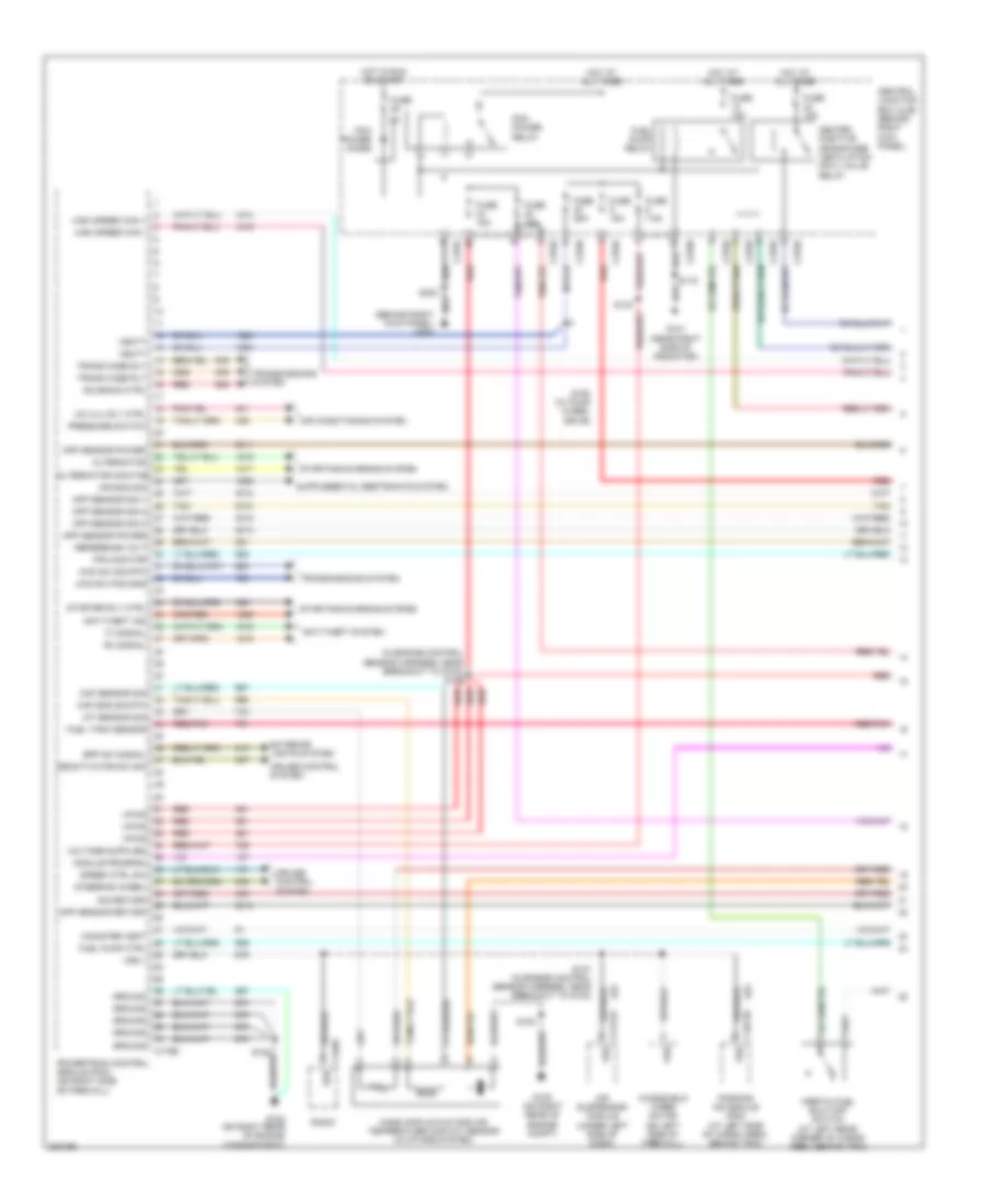 Engine Performance Wiring Diagram 1 of 5 for Lincoln Navigator 2006