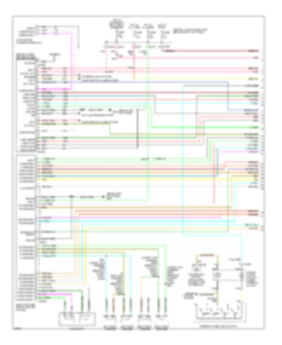 Radio Wiring Diagram with Navigation 1 of 3 for Lincoln Navigator 2006