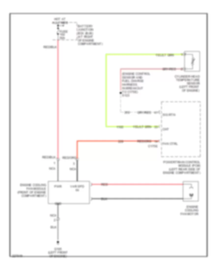 Cooling Fan Wiring Diagram for Lincoln Town Car Designer 2006