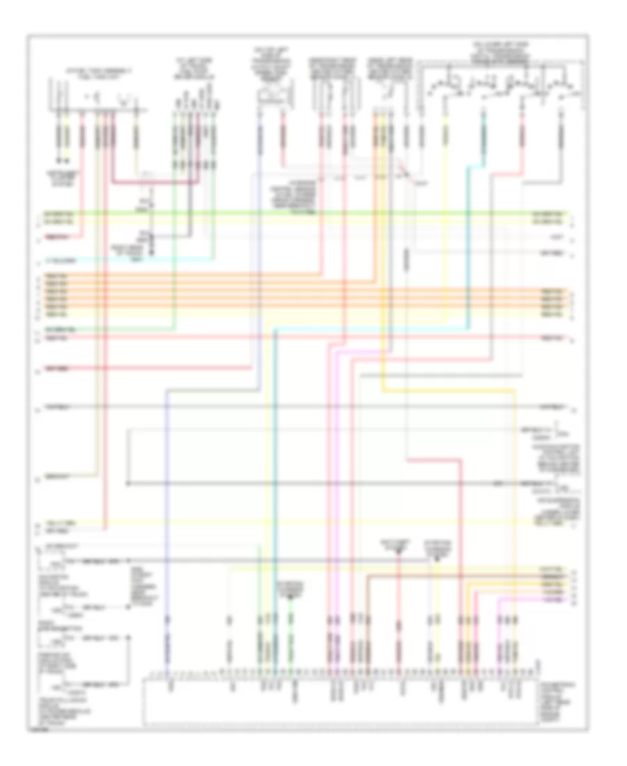 Engine Performance Wiring Diagram (2 of 4) for Lincoln Town Car Executive 2006