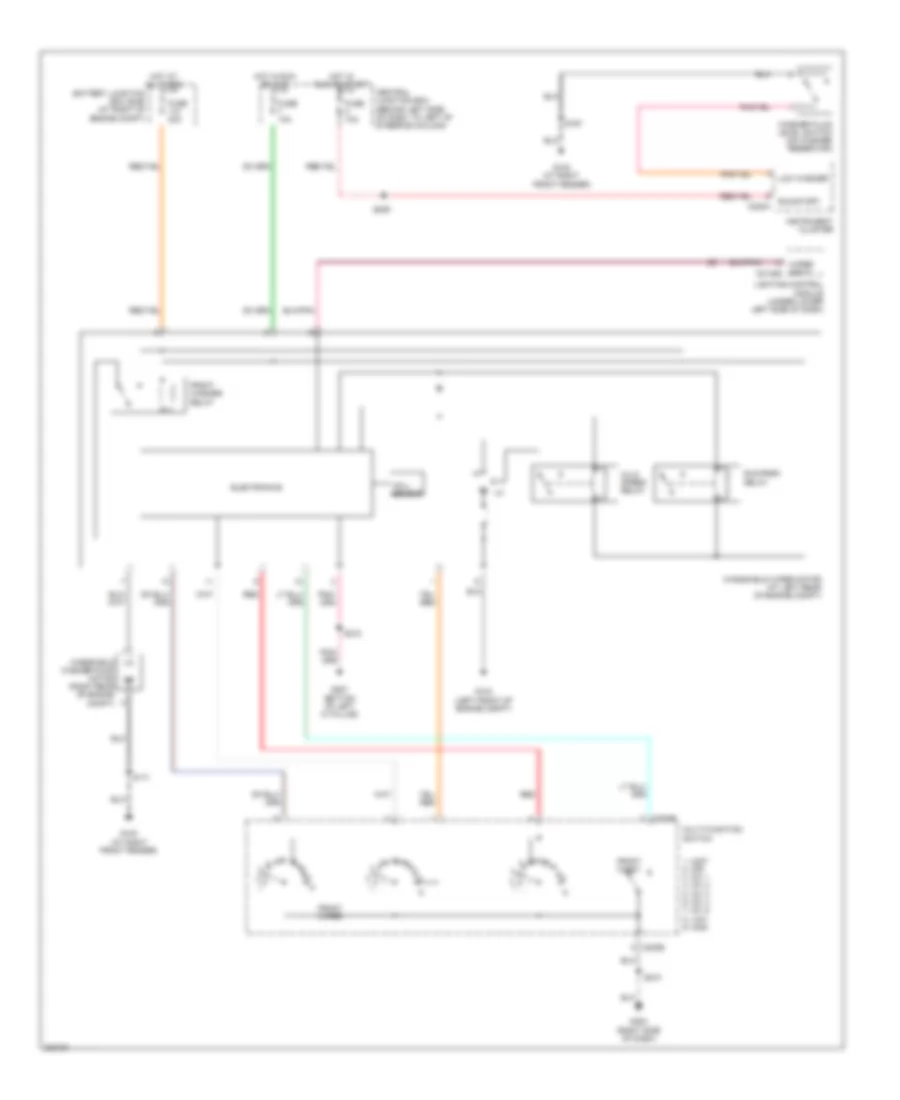 WiperWasher Wiring Diagram for Lincoln Town Car Executive 2006