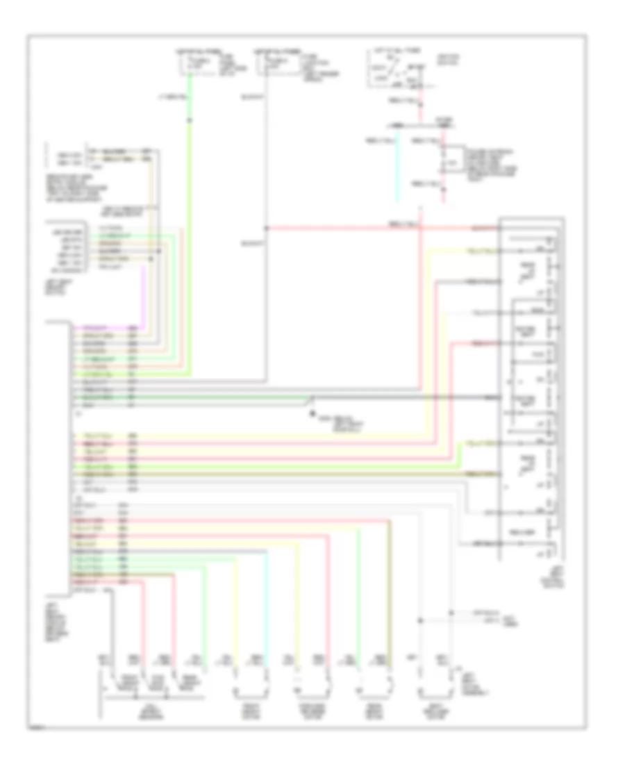 Memory Seat Wiring Diagram for Lincoln Continental Signature Series 1992