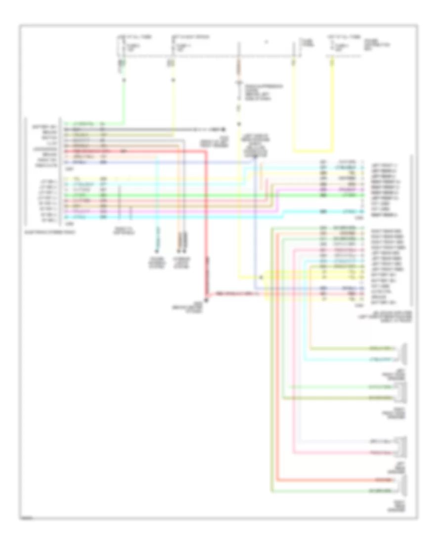 Radio Wiring Diagrams for Lincoln Continental Signature Series 1992