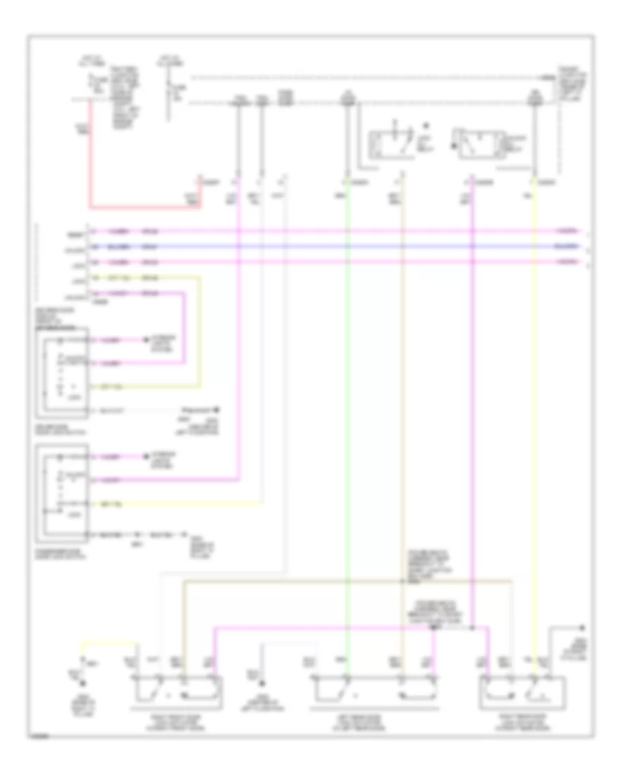 Forced Entry Wiring Diagram 1 of 2 for Lincoln Zephyr 2006