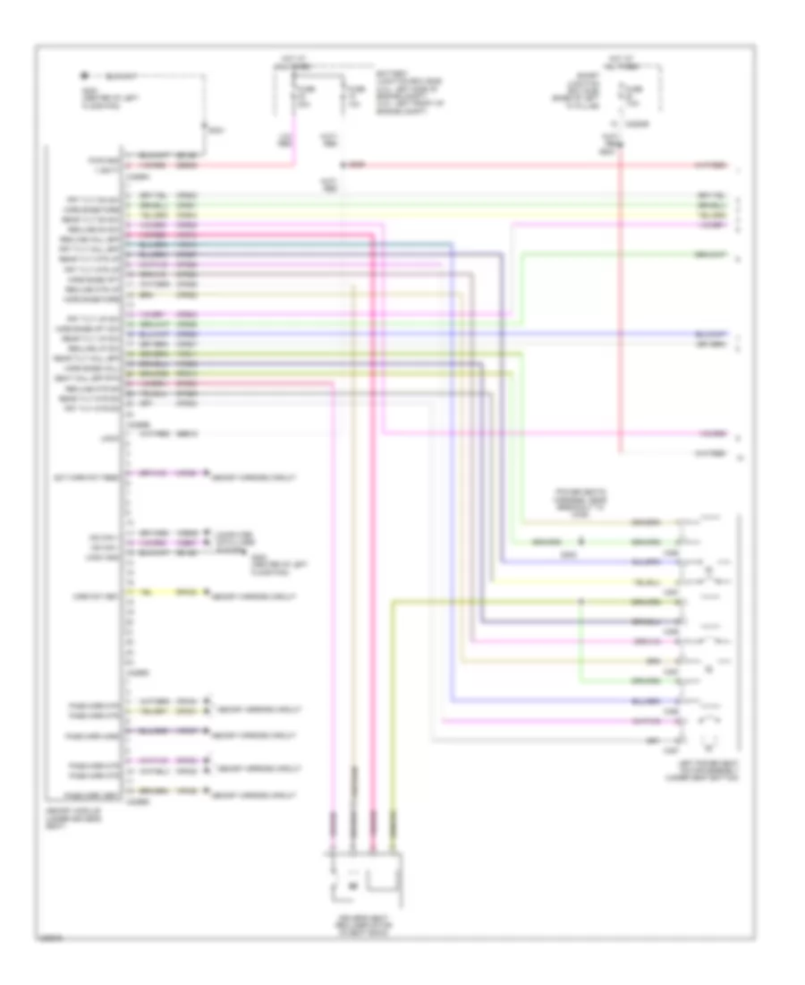 Memory Seat Wiring Diagram 1 of 2 for Lincoln Zephyr 2006