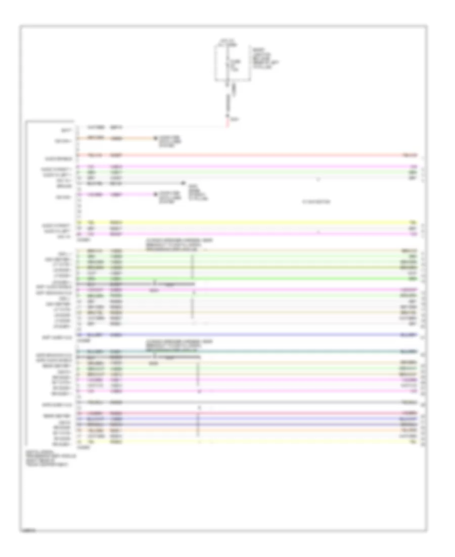 THXII Audio Radio Wiring Diagram 1 of 4 for Lincoln Zephyr 2006