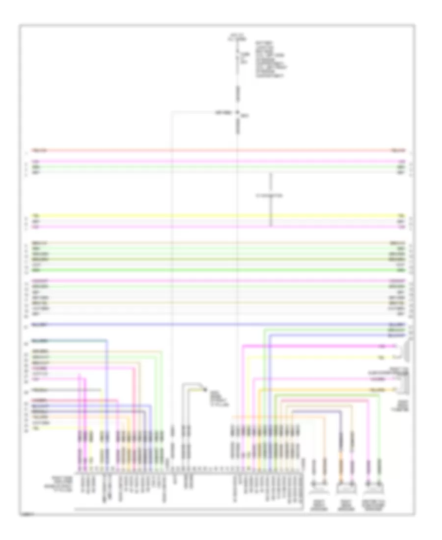 THXII Audio Radio Wiring Diagram 2 of 4 for Lincoln Zephyr 2006