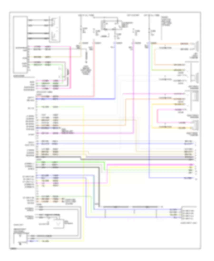 Navigation Wiring Diagram Audiophile Sound Radio Wiring Diagram with DVD 1 of 2 for Lincoln MKX 2007