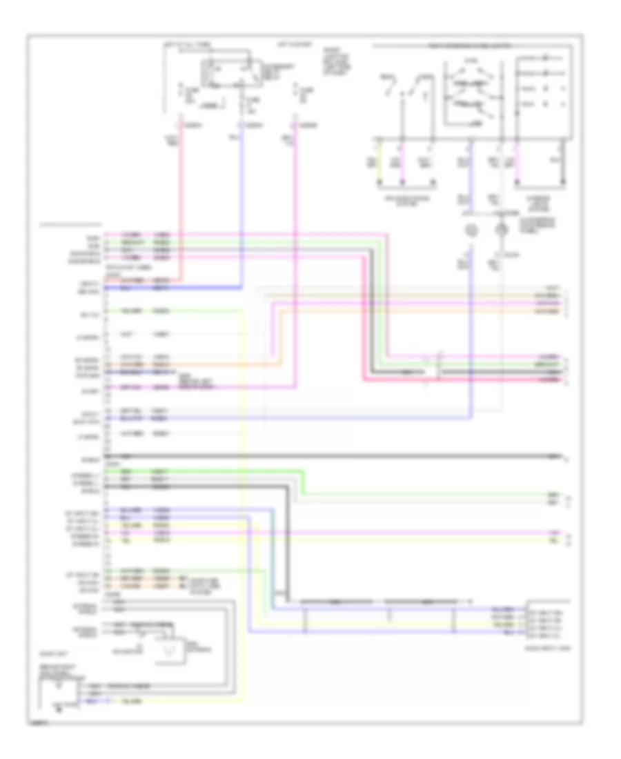 Navigation Wiring Diagram, THX Audio Radio Wiring Diagram without DVD (1 of 3) for Lincoln MKX 2007