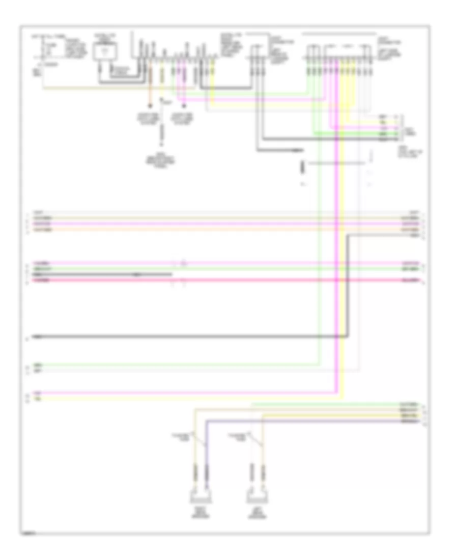 Navigation Wiring Diagram, THX Audio Radio Wiring Diagram without DVD (2 of 3) for Lincoln MKX 2007